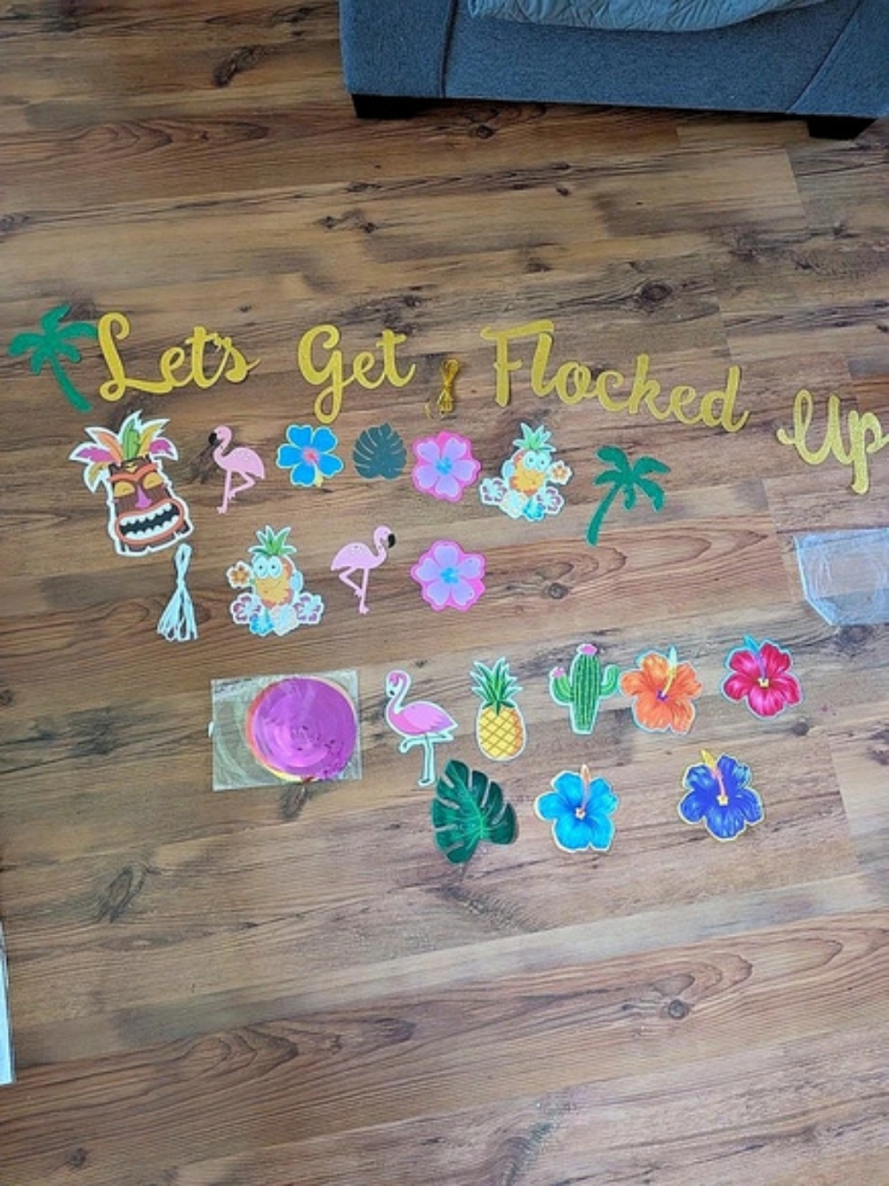 New Let's Get Flocked Tropical Party Decor